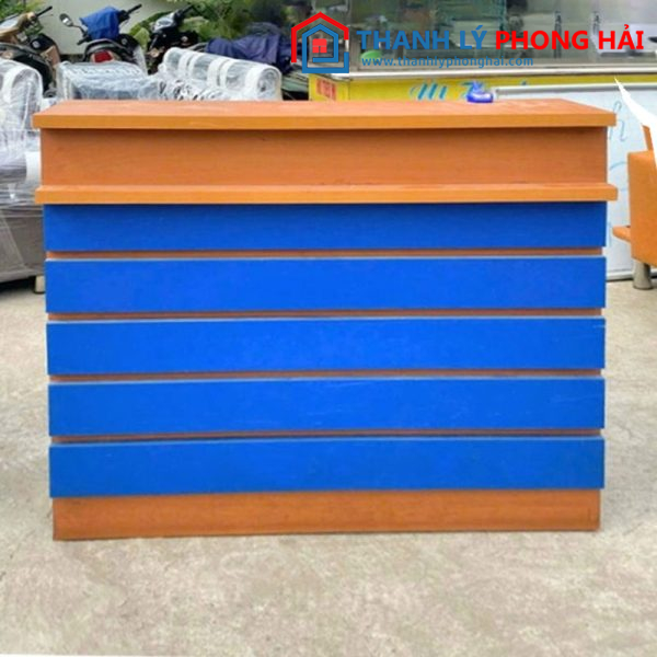 Quầy lễ tân mini 1m thanh lý