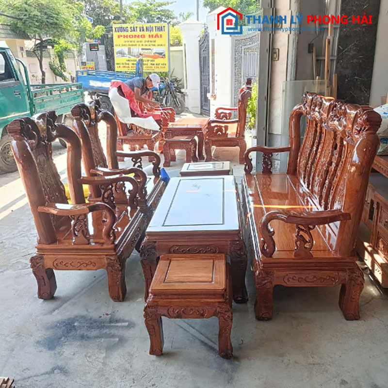 Bộ salon gỗ hương