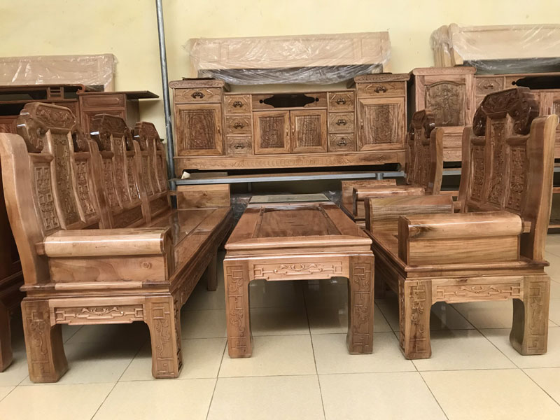 Bộ salon gỗ lát