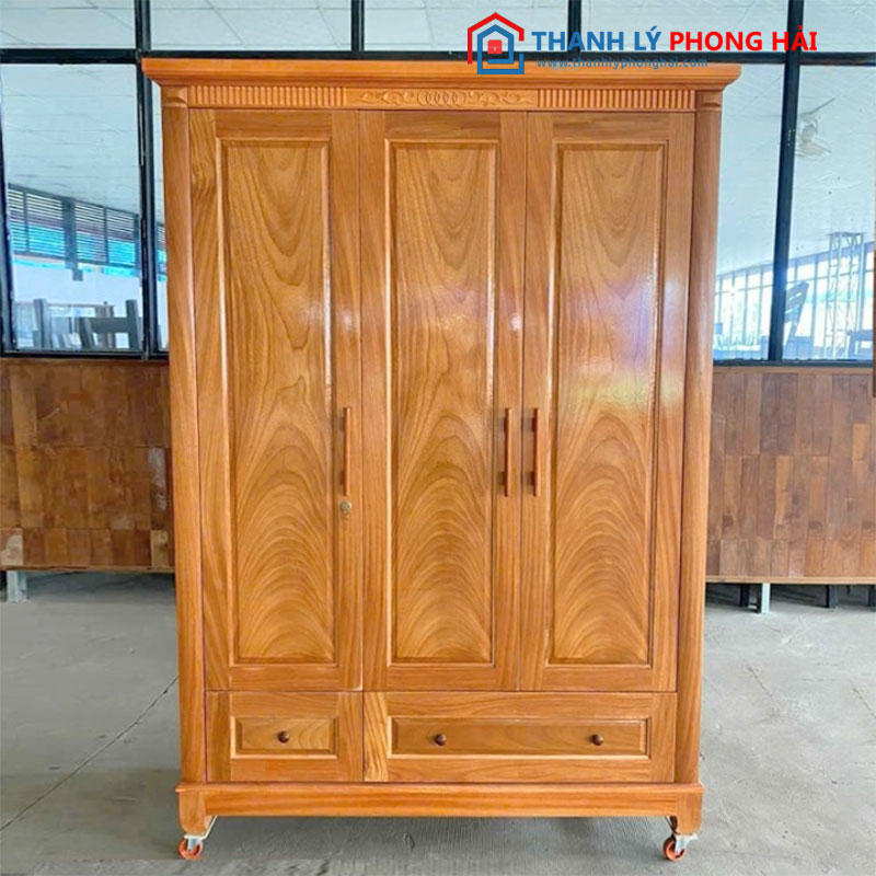 Tủ áo gỗ gõ đỏ