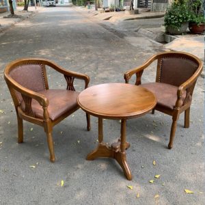 Ghế Cafe Kansai Nâu Gỗ Mới