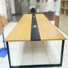 Bàn Họp 3m2 Gỗ MDF Có Lỗ Đi Dây Cũ
