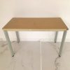 Bàn Làm Việc Cũ 1m2 Chân Sắt Oval