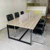 Thanh Lý Bàn Làm Việc Nhóm 2m4 Có Vách Chắn Mới 99%