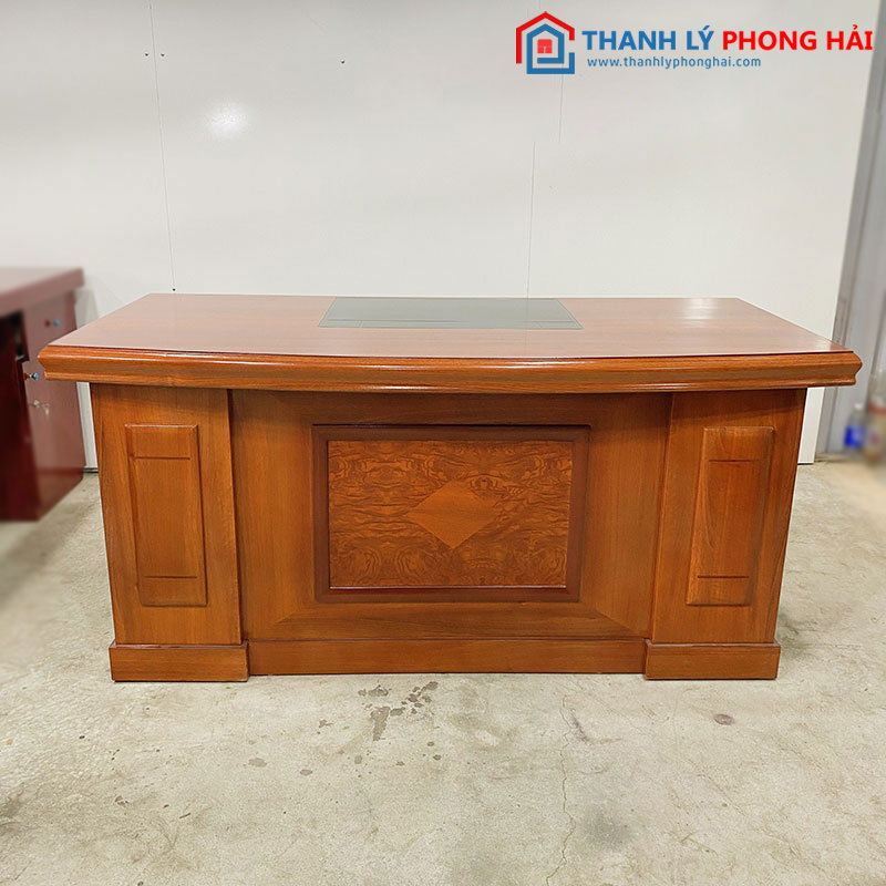 bàn lãnh đạo gỗ công nghiệp cũ