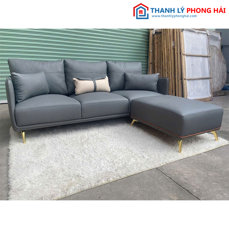 Thanh Lý Bộ Sofa Kèm Đôn Dài Nhiều Mẫu Mới 99%