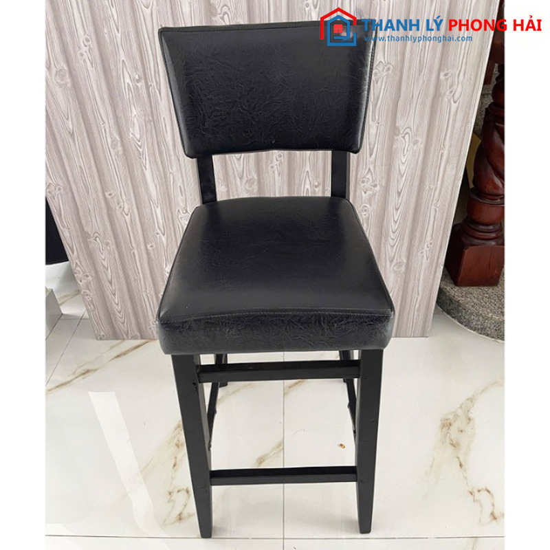 Ghế Bar Bọc Da Đen