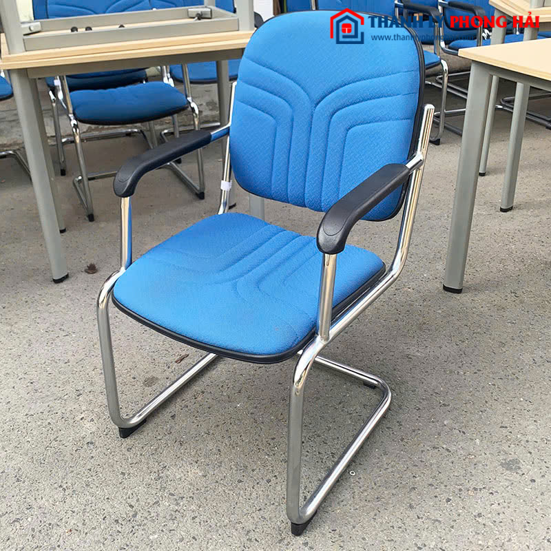 Thanh Lý Ghế Chân Quỳ Hòa Phát Đệm Xanh Chất Lượng