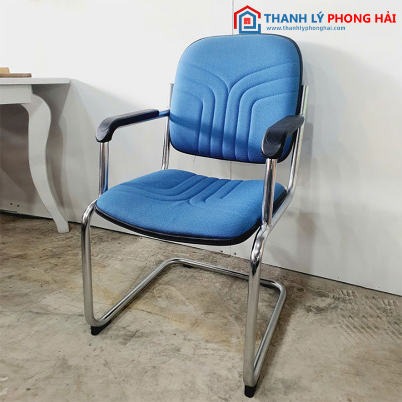 Ghế Chân Quỳ Hòa Phát Đệm Xanh Cũ