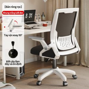 Thanh Lý Ghế Văn Phòng Ergonomic Khung Trắng Mới 99%
