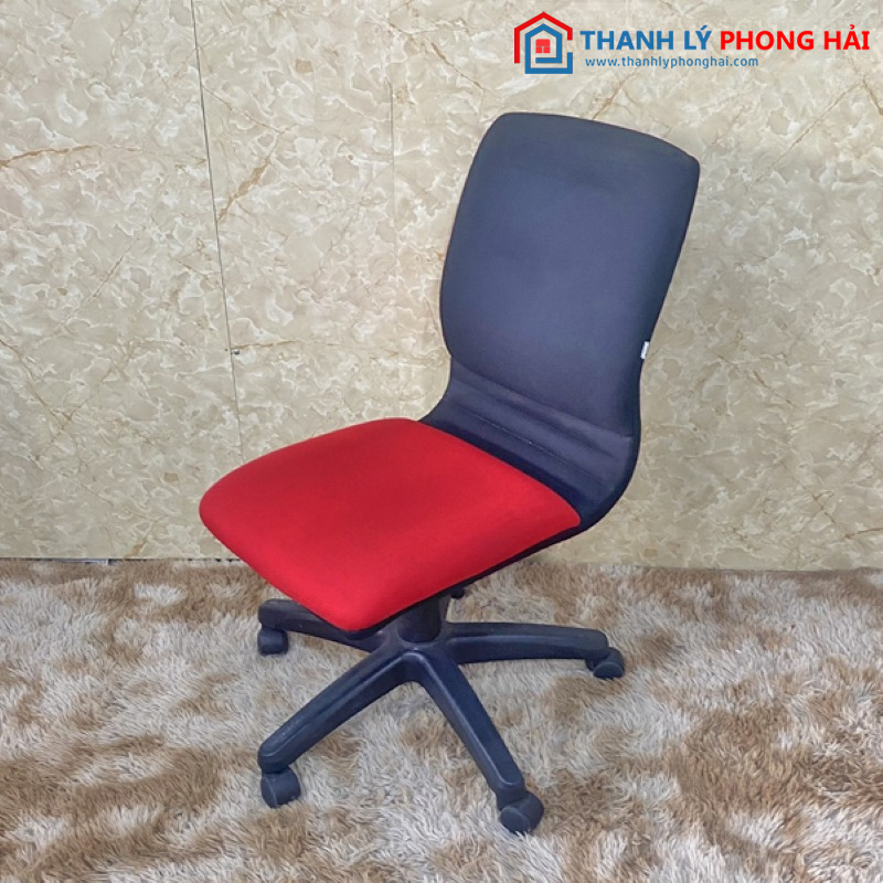 Ghế Xoay Nệm Đỏ Lưng Đen Cũ