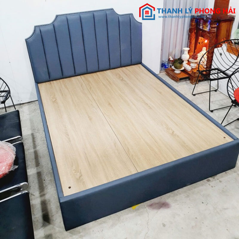 giường 1m6 bọc da cũ