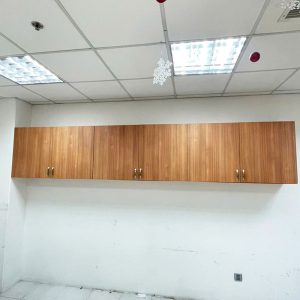 Hệ Tủ Hồ Sơ Treo Tường 3m6 Gỗ MDF Cũ