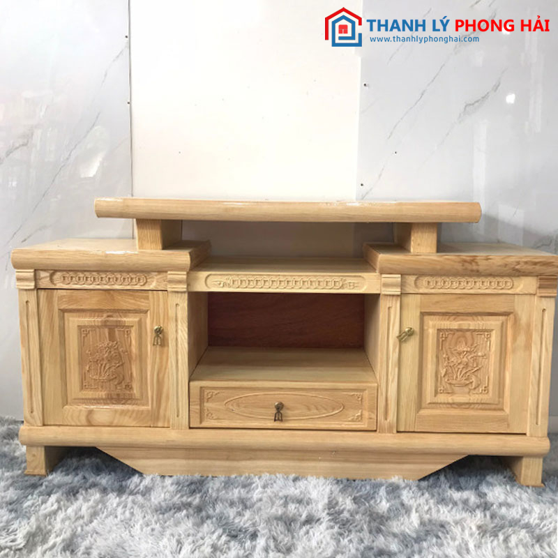 kệ tivi gỗ sồi 1m4