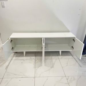 Kệ Tivi Màu Trắng 1m6 Kiểu Dáng Hiện Đại Cũ