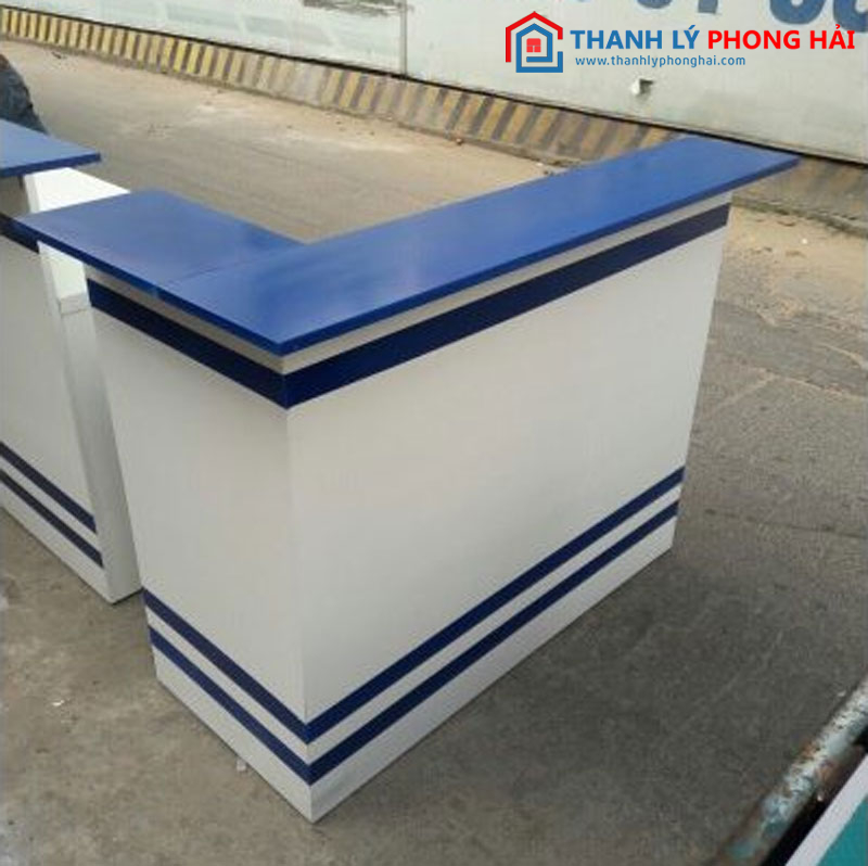 Quầy tiếp tân 1m2 cũ