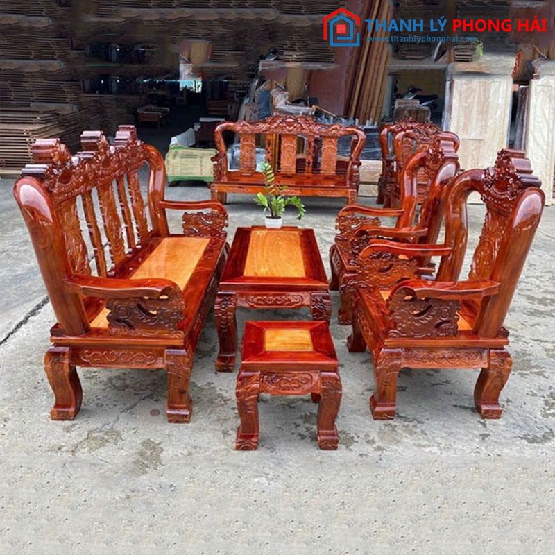 Salon gỗ tràm tay 12