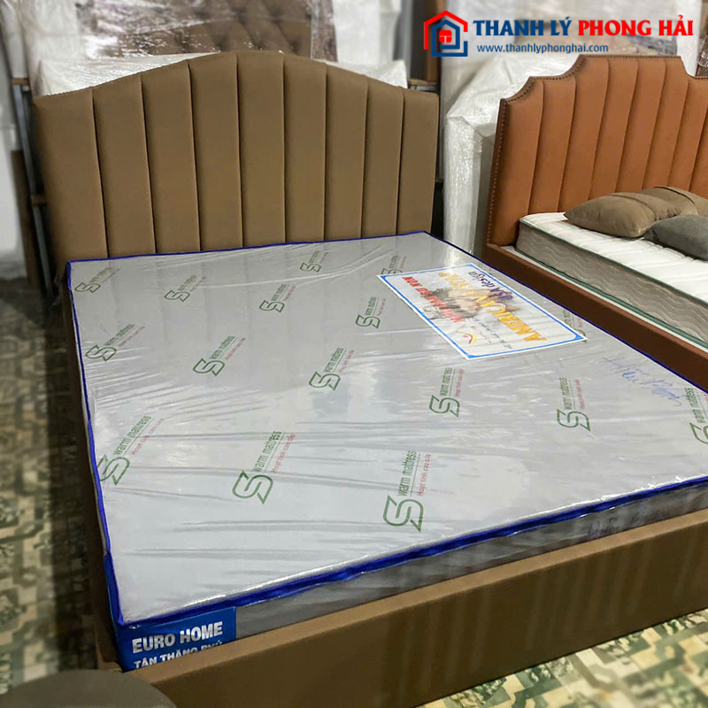 Thanh Lý Giường 1m6 Bọc Da Mới 99% (2 màu)