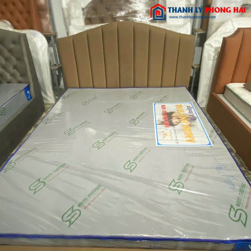 Thanh Lý Giường 1m6 Bọc Da Mới 99% (2 màu)