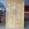 Tủ áo gỗ thông 2 cánh