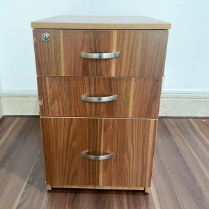Tủ Cabin 3 Ngăn Gỗ MDF Nâu Cũ