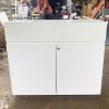 Tủ Hồ Sơ Gỗ MDF 1M Trắng Cũ