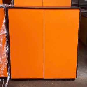 Tủ Hồ Sơ Màu Cam Gỗ MDF 1m Cũ