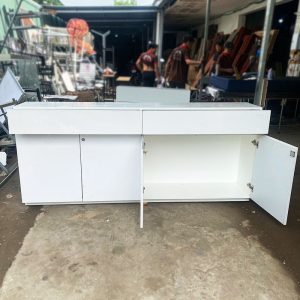Tủ Hồ Sơ Trắng 2m Gỗ MDF Cũ