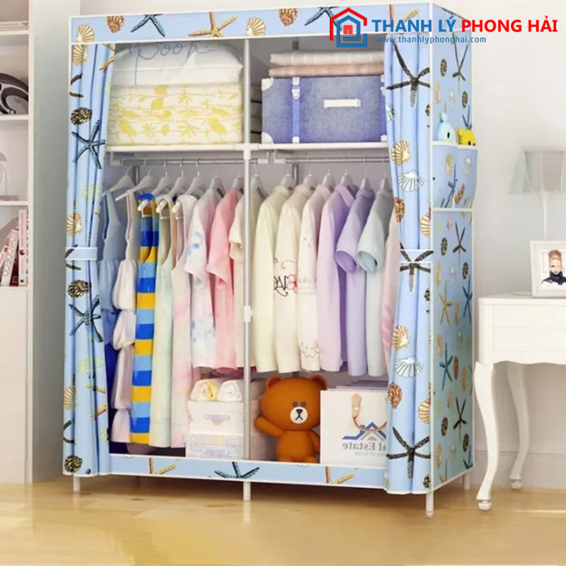 Tủ quần áo vải cũ