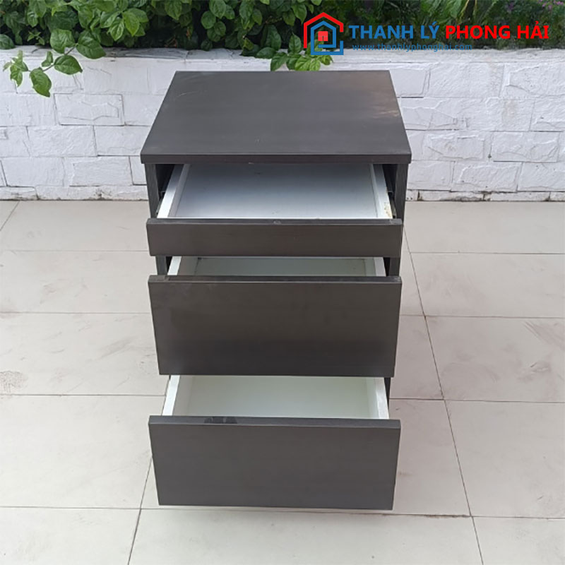 Tủ Tab Hồ Sơ 3 Ngăn Gỗ MDF Cũ