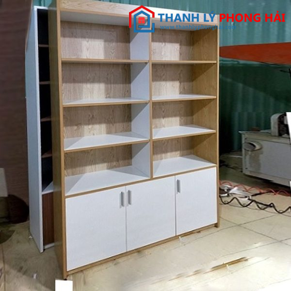 Thanh lý tủ trưng bày gỗ 1m2