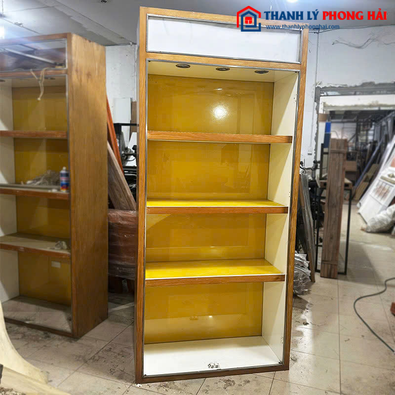 Tủ Trưng Bày Kính 4 Tầng 1m Cũ