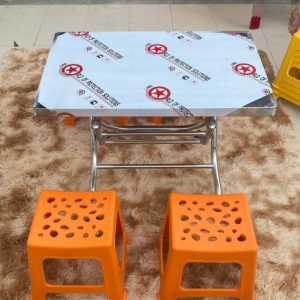 Thanh Lý Bộ Bàn Ăn 4 Ghế Đôn Nhiều Màu Mới 99% (3 Màu)