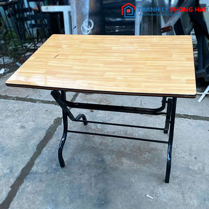 Bàn xếp chân sắt cũ