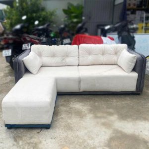 Bộ Sofa Nhung Kèm 2 Gối Và 1 Đôn
