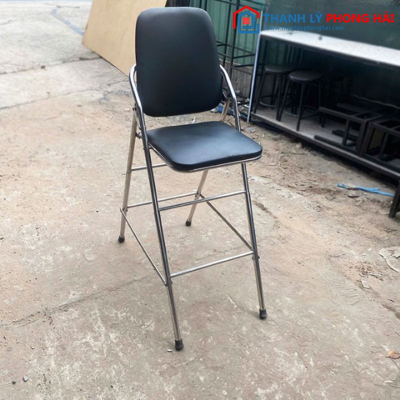 Ghế Bar Gấp Gọn Chân Cao 1m25 1