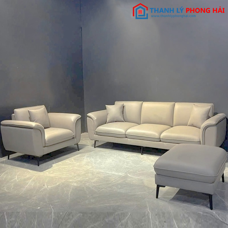 Thanh Lý Bộ Ghế Sofa Da Cao Cấp Mới 99% 