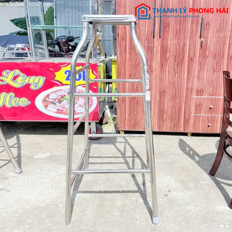 Ghế thắp nhang inox mặt vuông cỡ trung