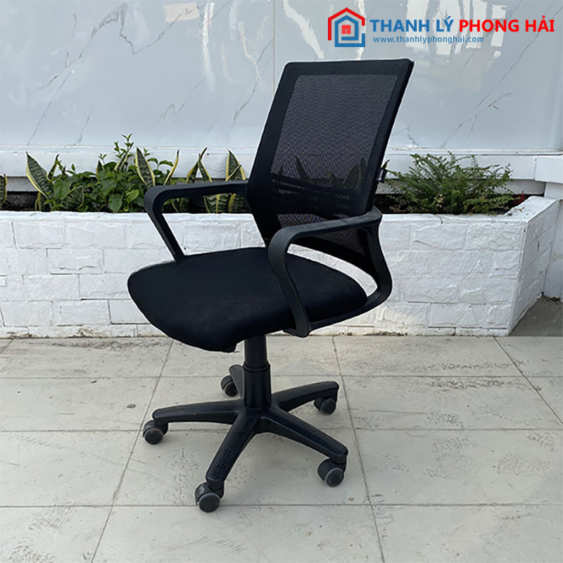 Ghế Xoay Chân Nhựa Lưng Lưới