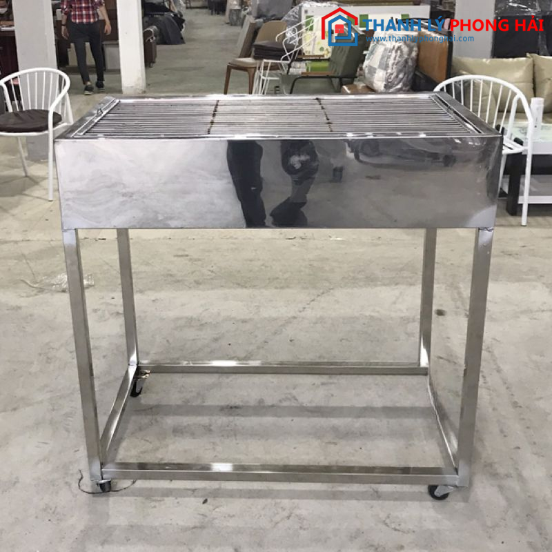 Bếp nướng inox hàng mới 99%