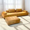 ghế sofa dài kèm đôn lớn cao cấp