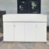 Tủ Gỗ Đựng Hồ Sơ Màu Trắng 1m45 Cũ