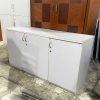 Tủ Hồ Sơ 3 Cánh Cũ Bằng Gỗ MDF 1m35 Cũ
