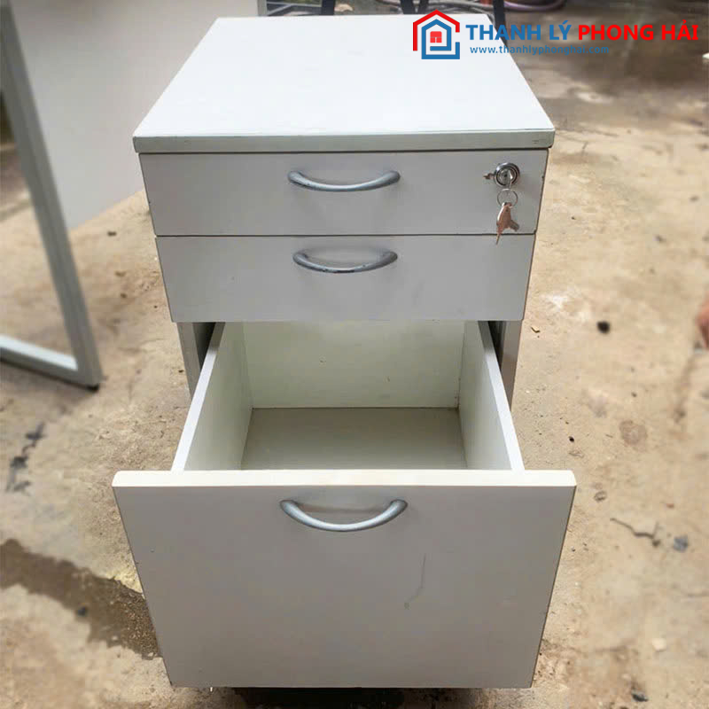 Tủ Hồ Sơ Gỗ Công Nghiệp 40cm trắng