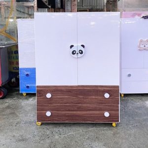 Tủ nhựa cho bé màu trắng