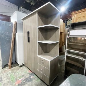Thanh Lý Tủ Quần Áo Kèm Kệ Trưng Bày 1m25 Mới 99%