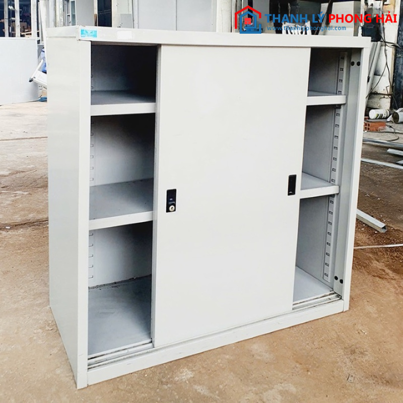 Tủ Sắt Cửa Trượt 88cm Giá rẻ