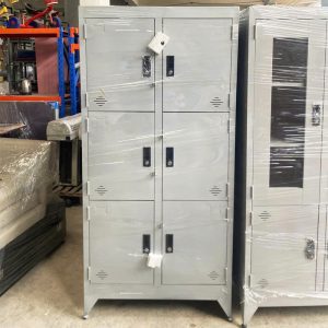 Thanh Lý Tủ Sắt Locker 6 Ngăn Lưu Trữ 85cm Mới 99%