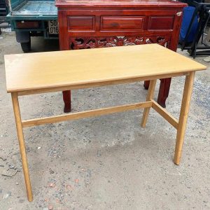 Bàn Làm Việc Gỗ Có Thanh Gác Chân 1m1 Cũ 2