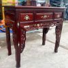 Bàn Thờ Gỗ Căm Xe Chạm Khắc Hoa Văn 1m1 Cũ 1